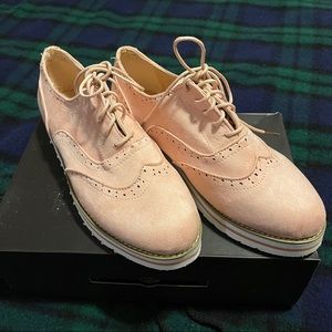 Brand New Blush Oxford Shoes